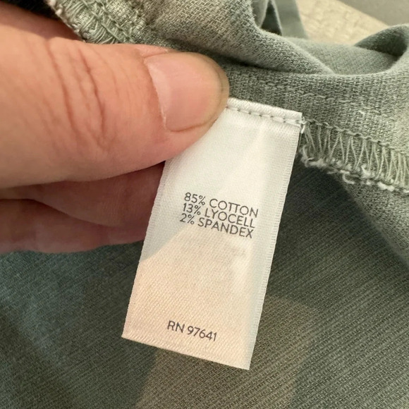 J Jill Modern Barn Jacket Chore Coat Pockets Cotton Blend NWT Small Sage Mineral - Picture 6 of 11